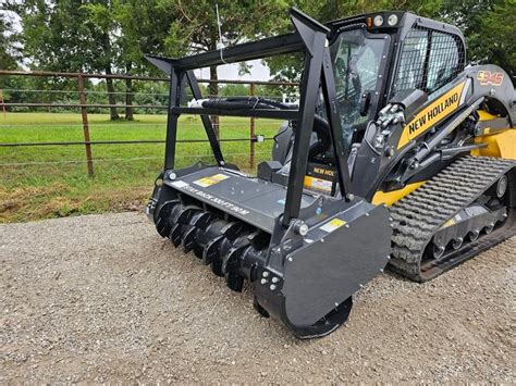 new holland skid steer mulcher|new holland 61 mulching head.